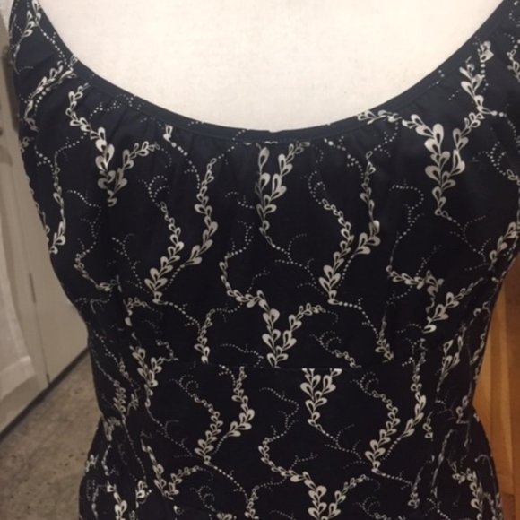 Ann Taylor cotton  print sundress fully  lined - Picture 4 of 8